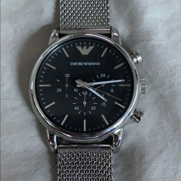 Emporio Armani Silver Watch - Picture 3 of 4